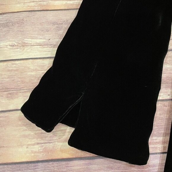 Lafayette 148 Velvet Blazer Jacket Open Front Cascade - Picture 7 of 10